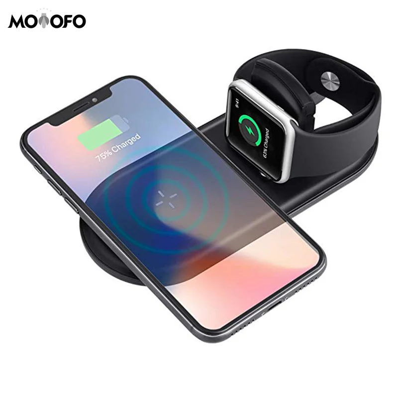 

Apple Watch 2.3 Charging Pad Qi Wireless Charging Dock Compatible for iPhoneX/8/8Plus Collapsible Charging Cradle 7.5W /10W