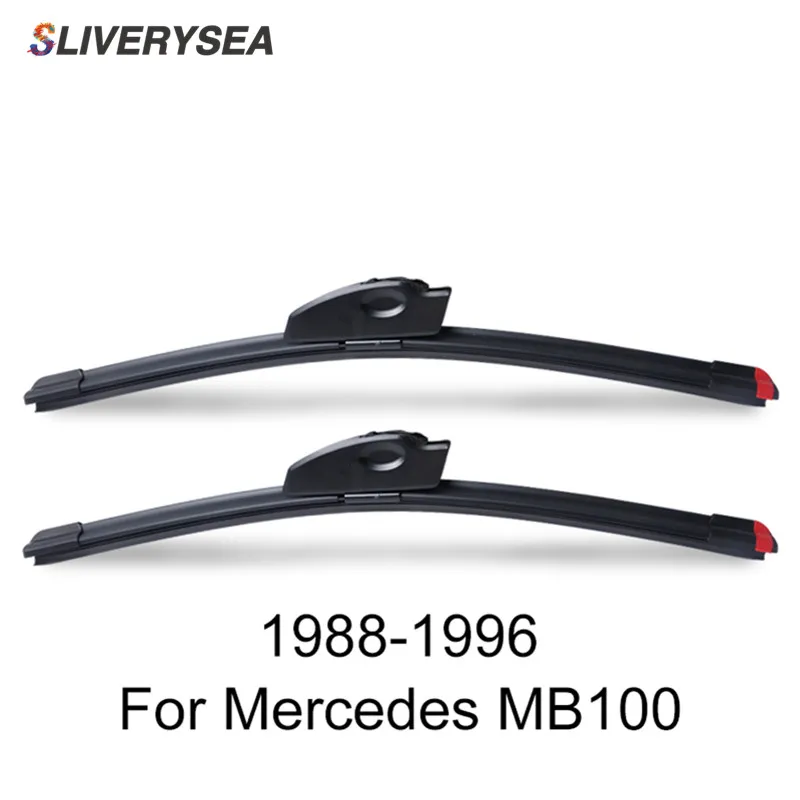 SLIVERYSEA Замена стеклоочистителя для Mercedes MB100 1988-1996 силиконовая Резина лобовое