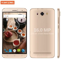 Отель юньсун S10 плюс 6.0 дюймов QHD мобильного телефона 16.0MP MTK6580 Quad Core Dual SIM разблокирована сотовый телефон 3 г сенсорный смартфон