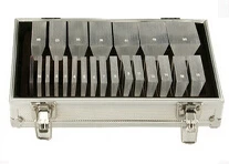 

Top Quality 22 Pieces Prism Bar With Aluminum Case Optical Prism Set