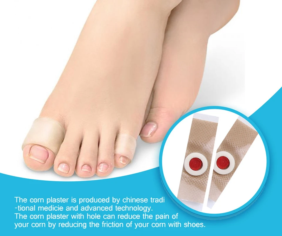 MQ 12 Pieces=2 Boxes Corn Callus Remover Patch Medical Plaster Health Care Corn Cutter Foot Callus Removal
