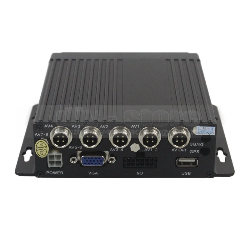 Best DIYKIT SD 4CH Car DVR Video Recorder 7inch  HD Car Monitor + 4 x Night Vision Rear View Camera For Truck Van Bus 3