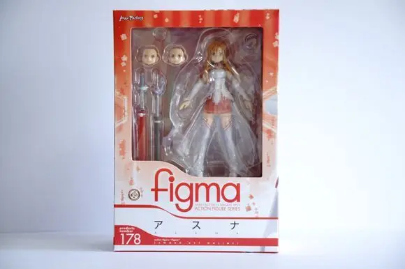 Аниме Sword Art Online S.A.O Yuuki Asuna Figma 178 ПВХ Фигурки Коллекционная модель детские игрушки