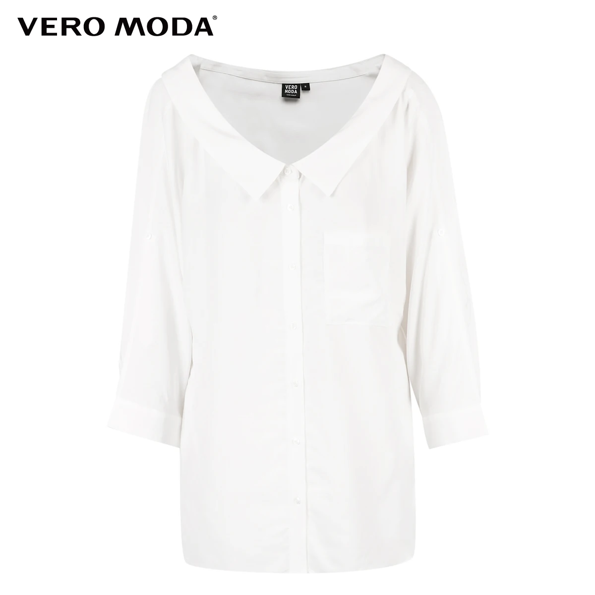 Vero Moda женская блузка с короткими рукавами и вырезом лодочкой | 318231585