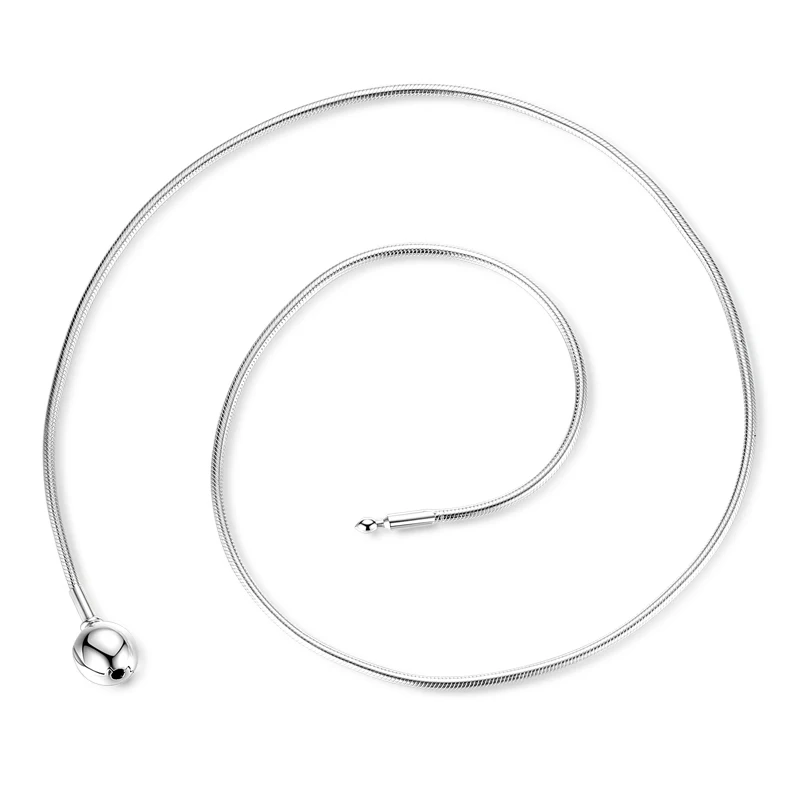 Женское винтажное ожерелье сделай сам из серебра 100% пробы|women jewelry|snake chain necklacechain