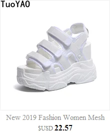 Женская дышащая повседневная обувь; женские летние кроссовки из сетчатого материала на платформе; белые кроссовки; обувь на высоком каблуке 9,5 см; Уличная обувь на танкетке