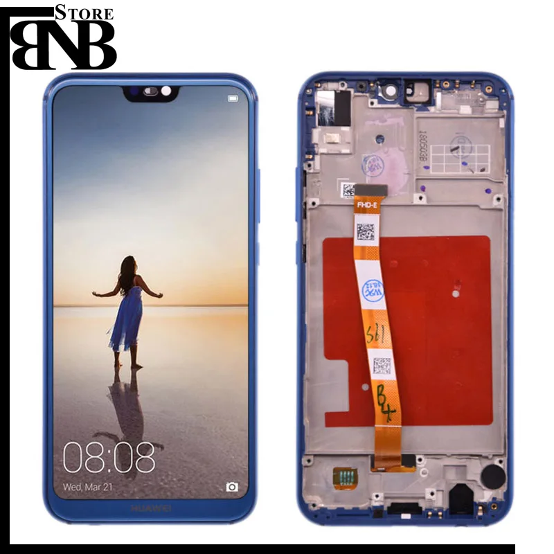 Скидка Оригинал для HUAWEI P20 Lite, ЖК экран, сенсорная экранная панель, дигитайзер, сборка, ANE LX1 ANE LX3 Nova 3e, ЖК дисплей P20 lite