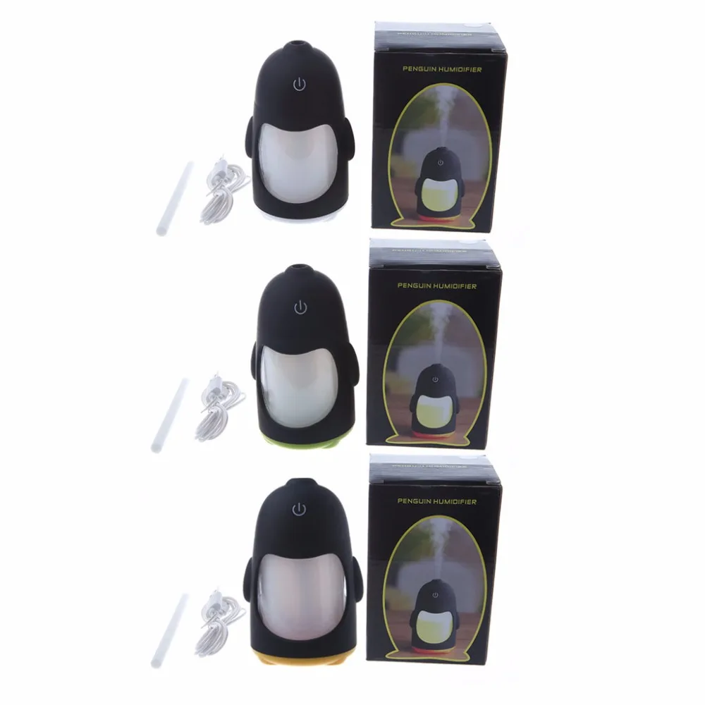 

Portable Home Penguin Humidifier Mini Night Light USB Humidifier Air Purifier