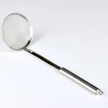 Маленький ковш из нержавеющей стали, дуршлаг горячего горшка, сито из нержавеющей стали, плотность 60 сетки