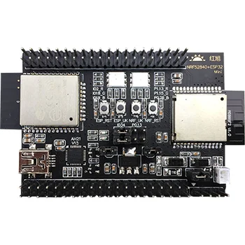 

Nrf52840 Development Board + ESP32 Mini Supports ZigBee / BLE5.0 / WIFI