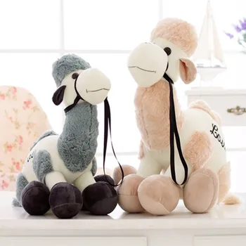 

4 Size Cartoon Plush Seat Cushion Silk Cotton Core Camel Toy Doll Christmas Children Gift Sofa Cushion Pillow Soft Car Cushion