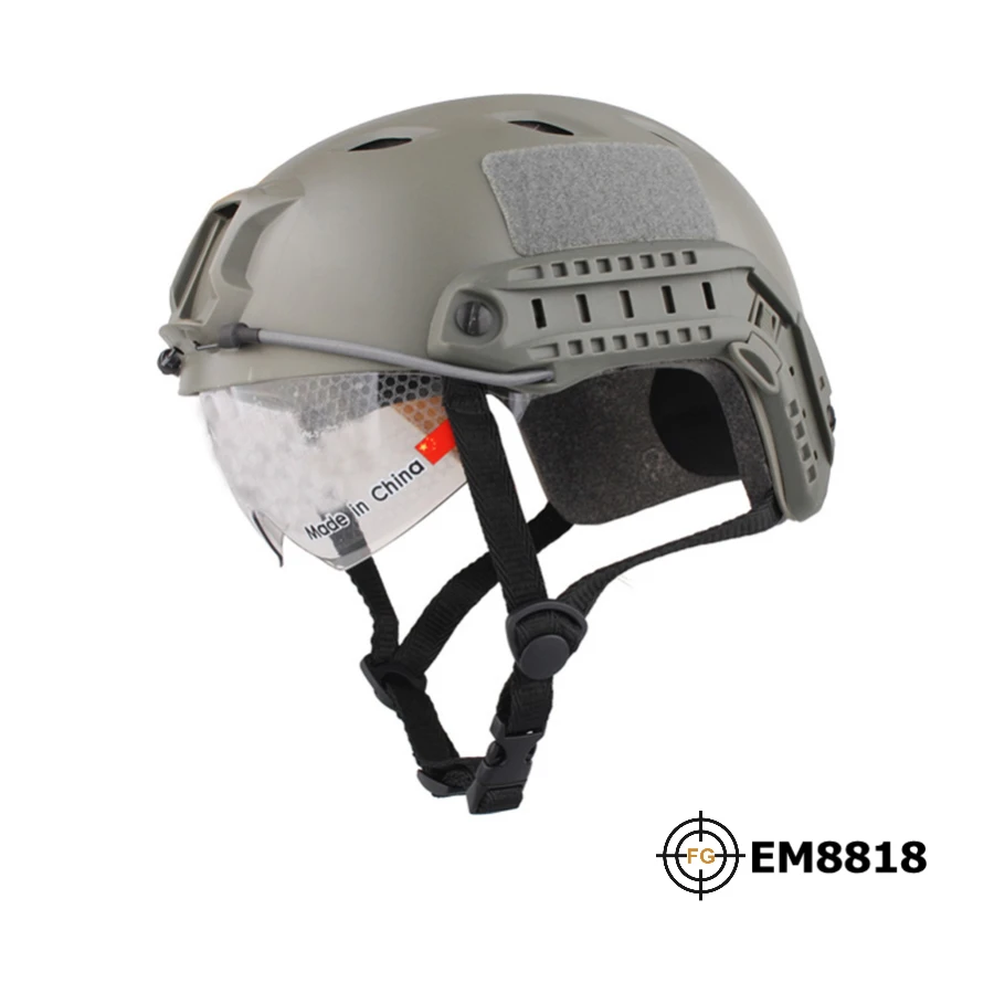 Новый Airsoft Пейнтбол база Jump Шлем защитные очки Военная Униформа тактика розничная продажа Airsoftsports для Охота Бесплатная доставка