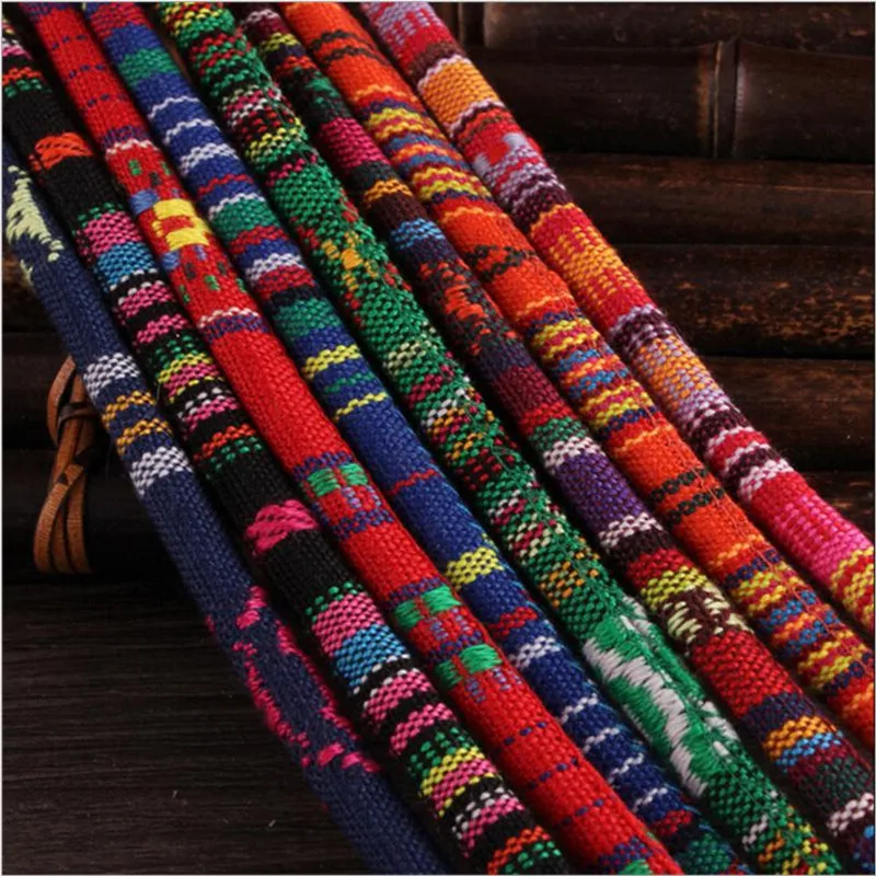 

5yards 6mm Multicolor Fabric Cotton Cords Rope String Necklaces Bracelets Cord Rope for DIY Handmade Jewelry Making Findings