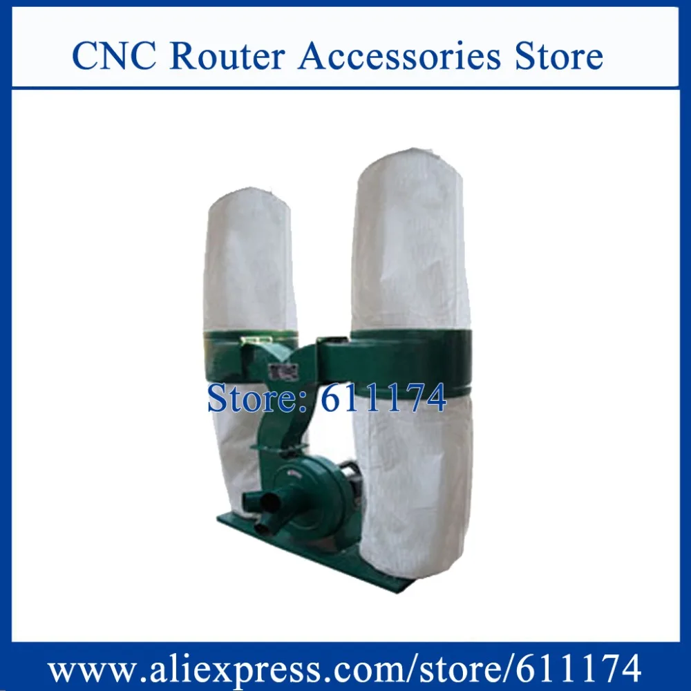 

Wood Dust Collector 3Kw AC220V/AC380V wood cnc Machine double-barrel vacuum cleaner bag dust collector