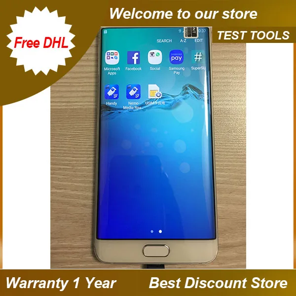 Бесплатная доставка dhl + s7 G935F nemo handy поддержка 2CA &amp 3CA volte polqa и qesq MOS .. Тест ect |