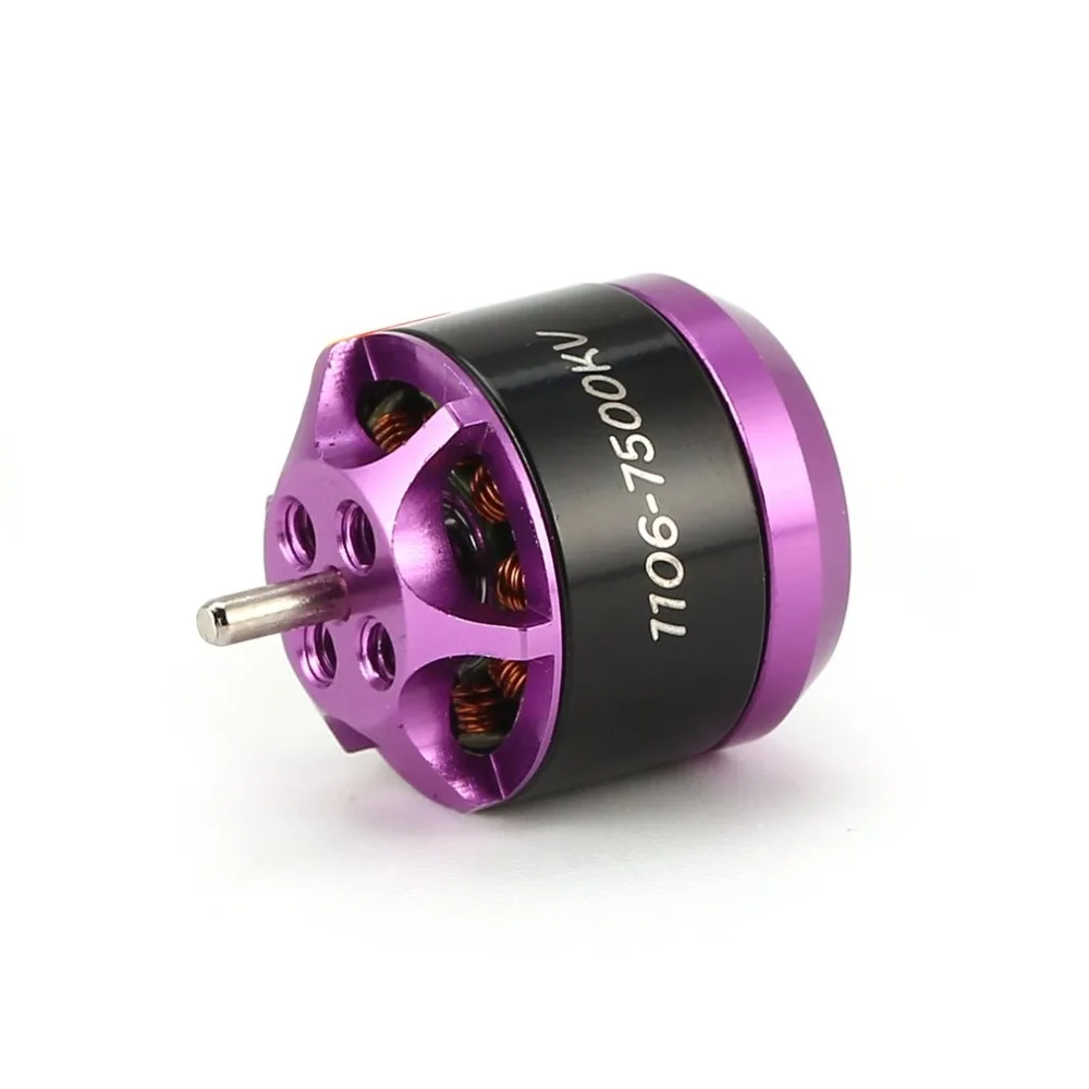 4 шт. 1106 7500KV 3 4S миниатюрный бесщёточный электродвигатель для радиоуправляемого