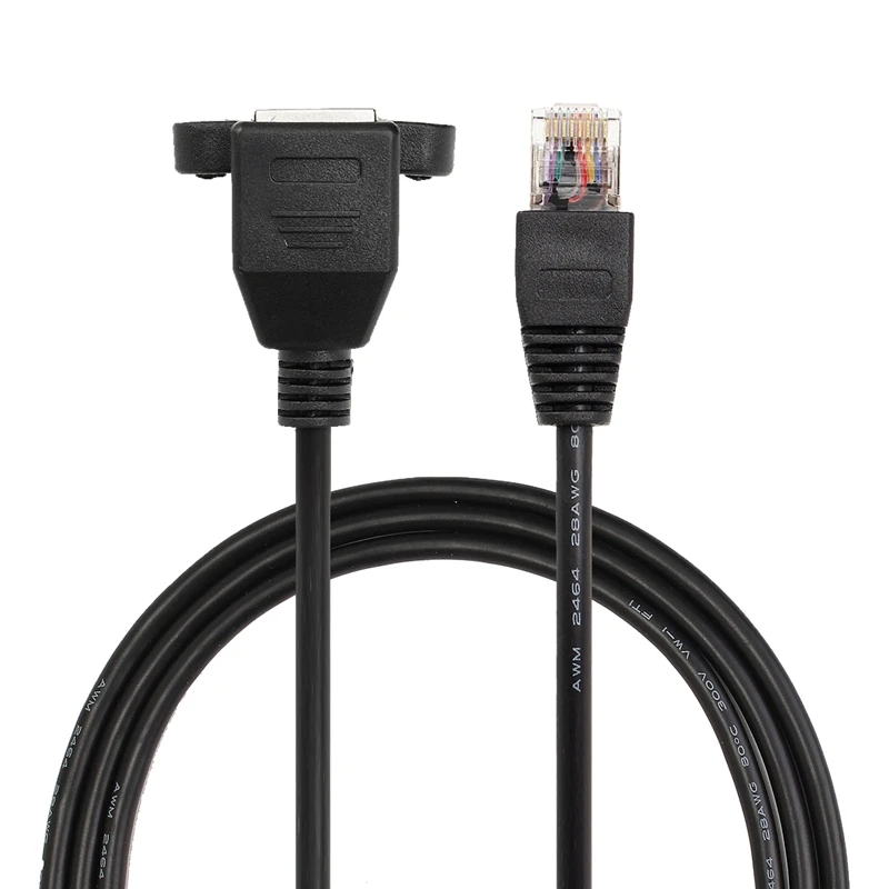 

Network Extension Cable RJ45 Male To Female Screw Panel Mount Ethernet LAN Network Cable For PC 0.3m/0.6m/1m/1.5m/2m/3m