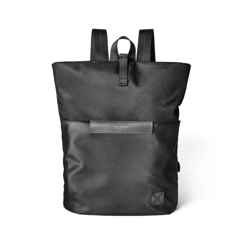 

UIYI Design Men Black Laptop Backpacks Polyester PVC Waterproof Teenage Casual School College Female Backpack 180204