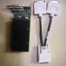 90% Новинка NVS300 X16 BV456AA 625630-001 632827-001 видеокарта с DVI адаптером кабель