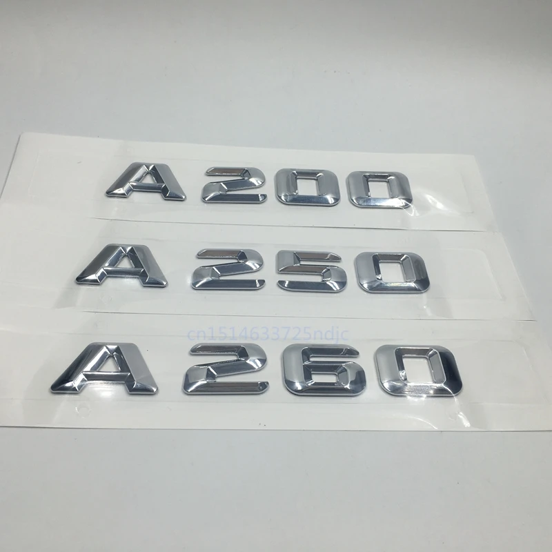 

For Mercedes A Grade A200 A250 A260 Discharge Capacity Refitting Letters Emblem Badge Sticker For Benz Logo