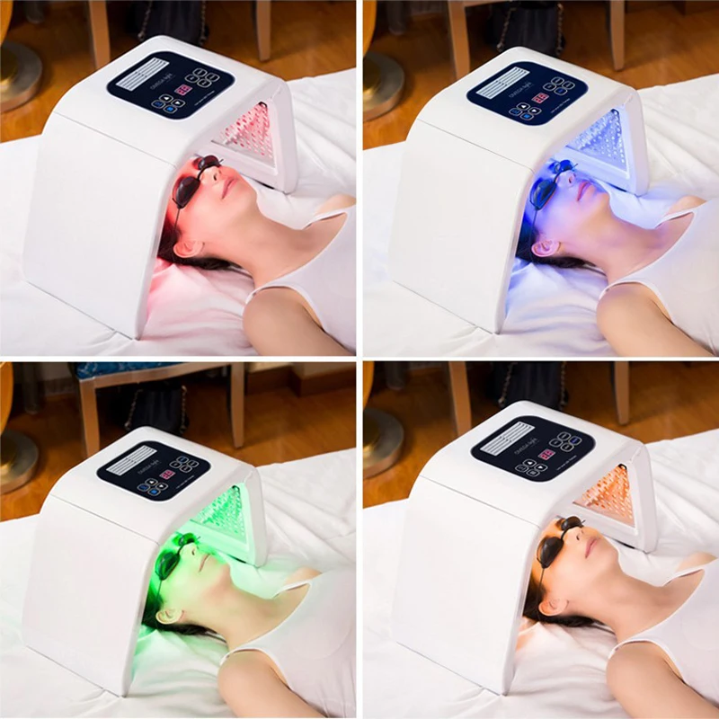  Detachable 7 Color LED Photon Spectromete Skin Rejuvenation Acne Remover Anti-wrinkle Facial Machin - 33038923615