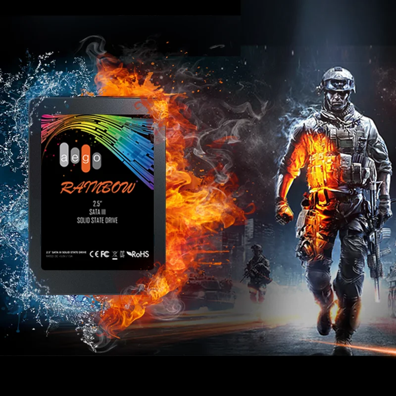 Goedkoop Aego SATA3 2.5 Ssd 120 Gb 240 Gb 480 Gb 2.5 Inch Sata Iii Hdd Harde Schijf Hd Ssd Notebook pc 48G Interne Solid State