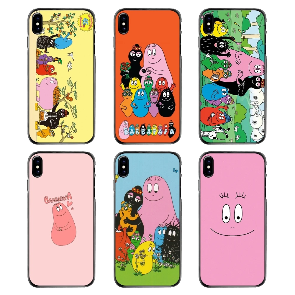 For Huawei P7 P8 P9 P10 Lite Plus 2017 2016 Honor 5C 6 4X 5X Mate 8 7 9 Covers Japan Cartoon Les Barbapapa Barbamama Pink Smile |