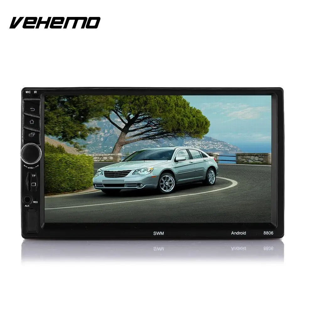 

Vehemo Quad-Core 2 Din Touch Screen Car MP5 MP5 Player Bluetooth GPS Navigation Smart