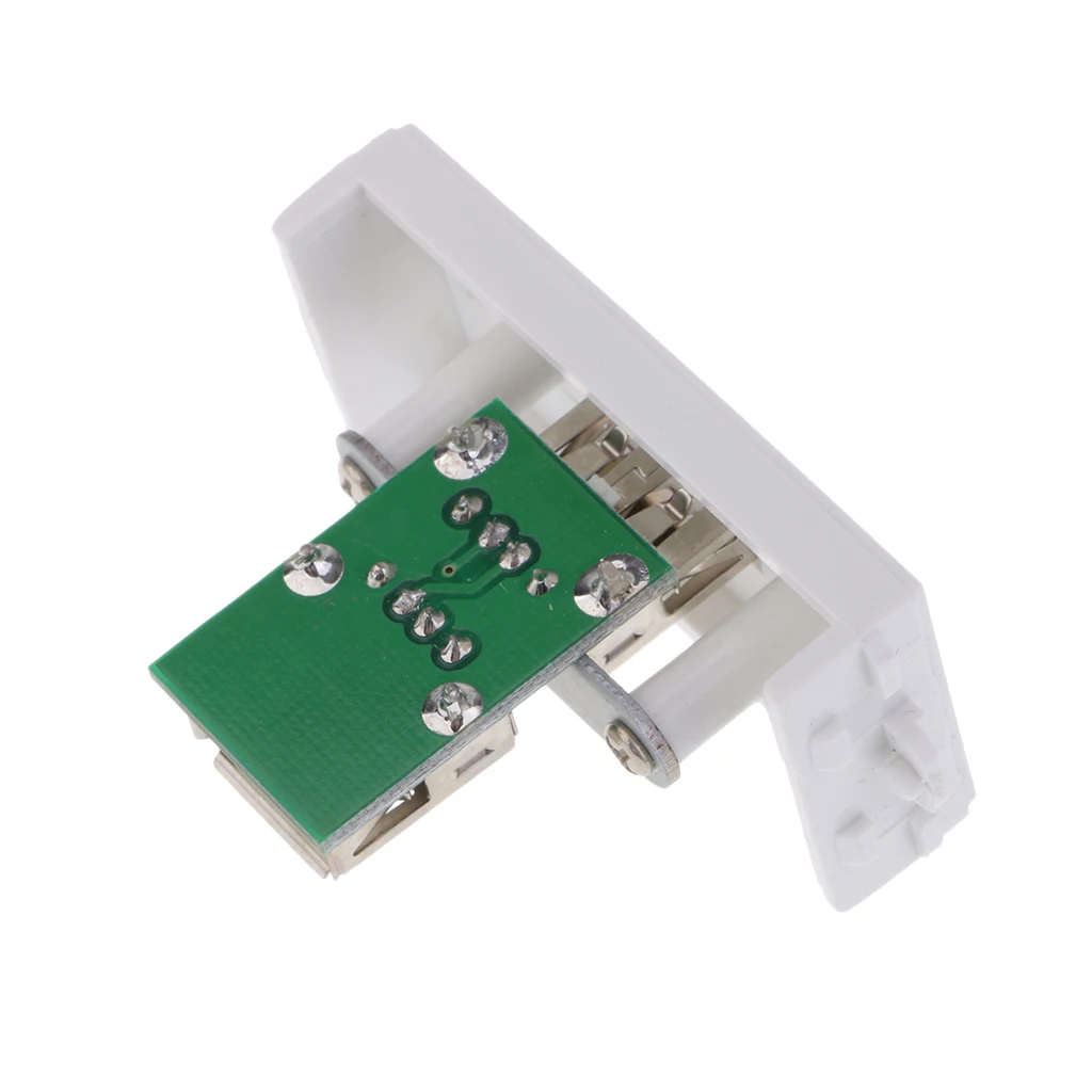 Durable USB Wall Socket Module Modular Wallplate with Frame Directly Plug