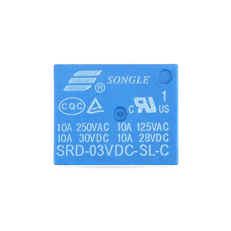 Реле SRD 03VDC SL C 3V 5V 6V 9V 10A 250VAC 5PIN T73|Реле| |