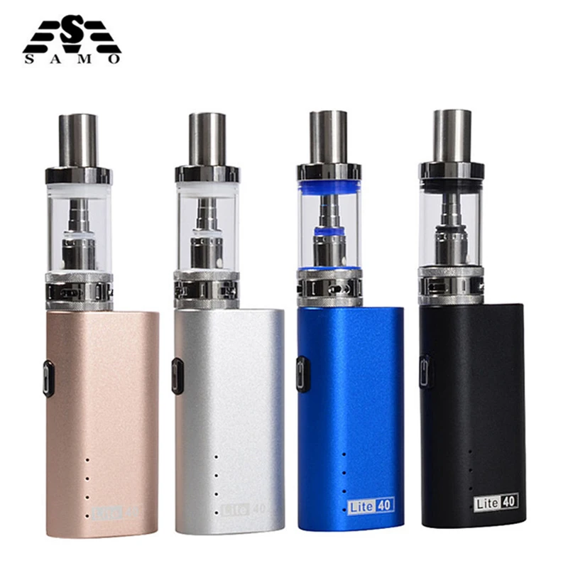 

The Original Jomotech Lite 40W Electronic Cigarette starter kits Built in 2200mah Battery 3ml Tank Rechargeable Vape Vaporizer
