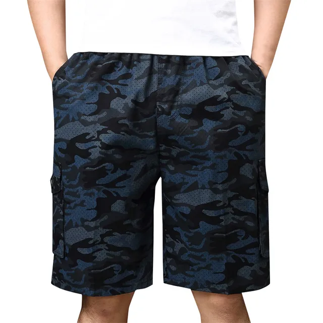 Camouflage Camo Cargo Shorts Men 2019 New Mens Casual Shorts Male Loose ...