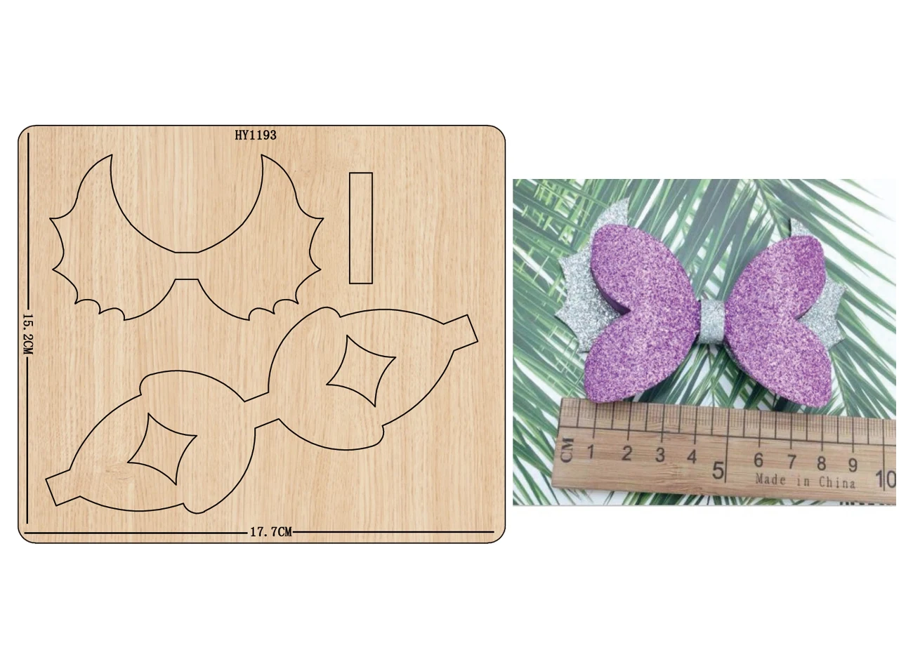 

bow cutting dies 2019 new die cut &wooden dies Suitable for common die cutting machines on the market