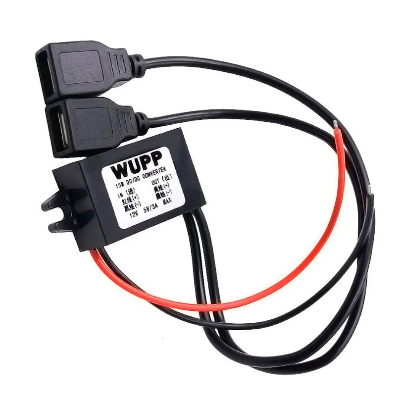 

2017 Universal Car Boat Motorcycle Dual USB Charger DC 12V To 5V 3A Power Adapter Supply high quality
