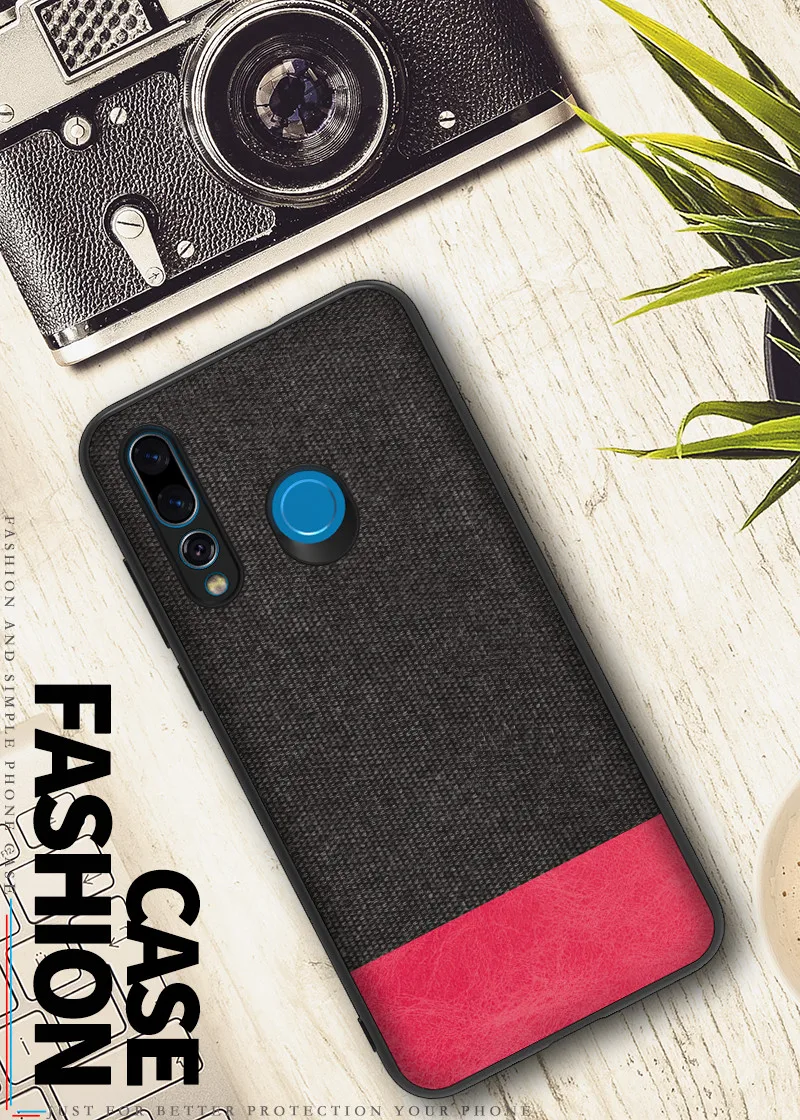 For Huawei Nova 4 Case New Full protection Hybrid PU Cloth TPU Business Dark Gentleman Case For Huawei Nova 4 Case20