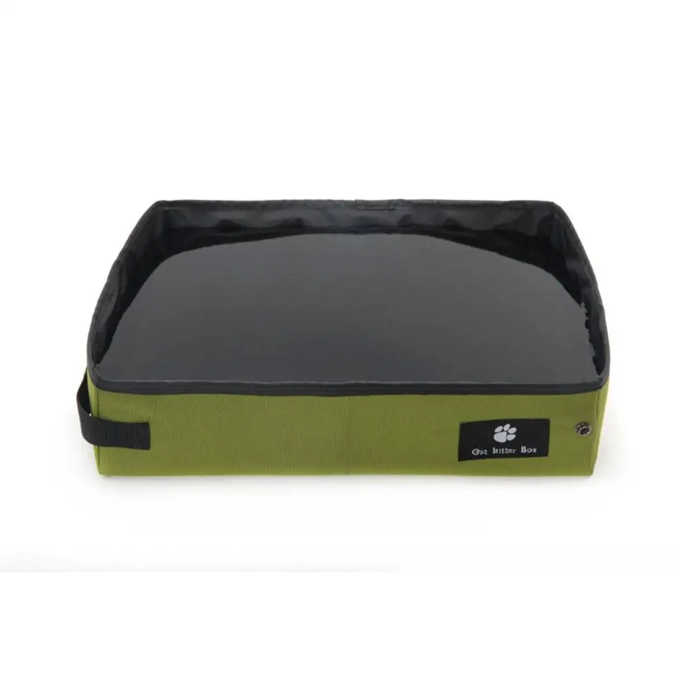 High-grade Cat Litter Box Folding Waterproof Cat Litter Carrier box Cat Toilet Outdoor Cat Litter Box