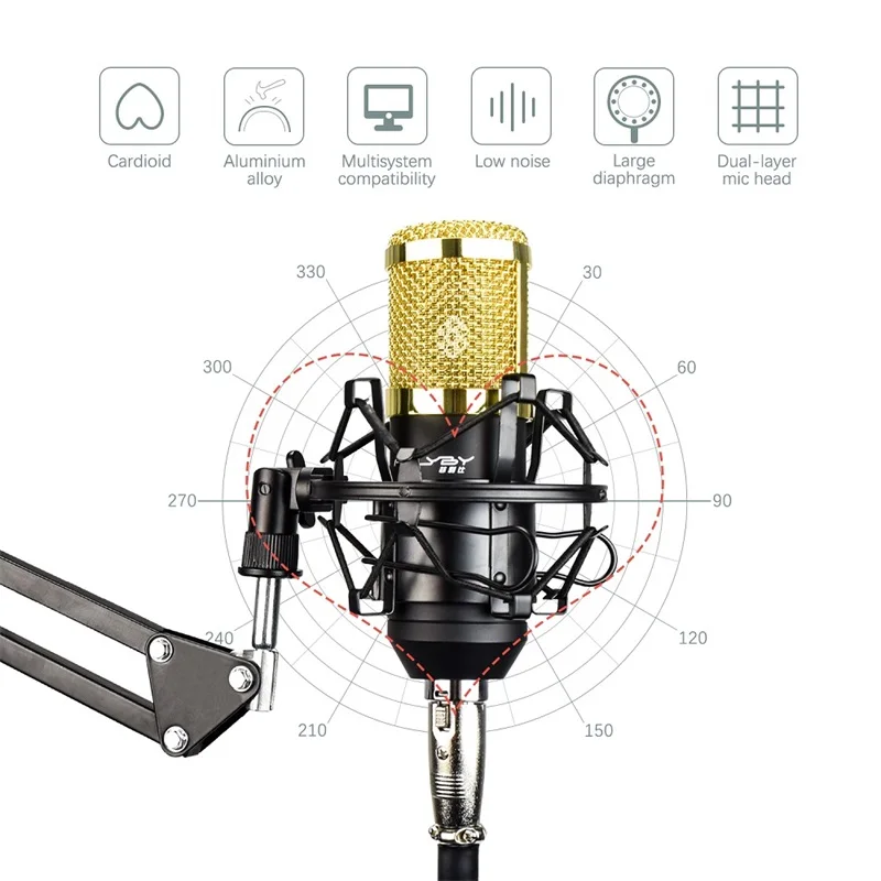 HOT! FELYBY BM 800 Professional Condenser