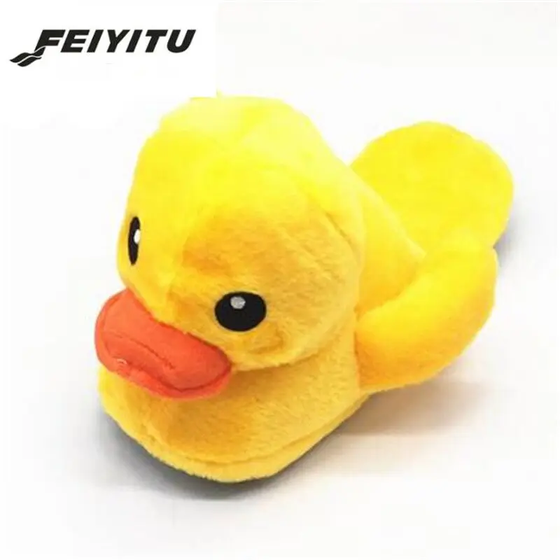 

Indoor Warm Yellow duck Slippers Winter Cotton Plush Slipper Emoji Shoes Smiley Emoticon Soft Cartoon Shoes 19 style