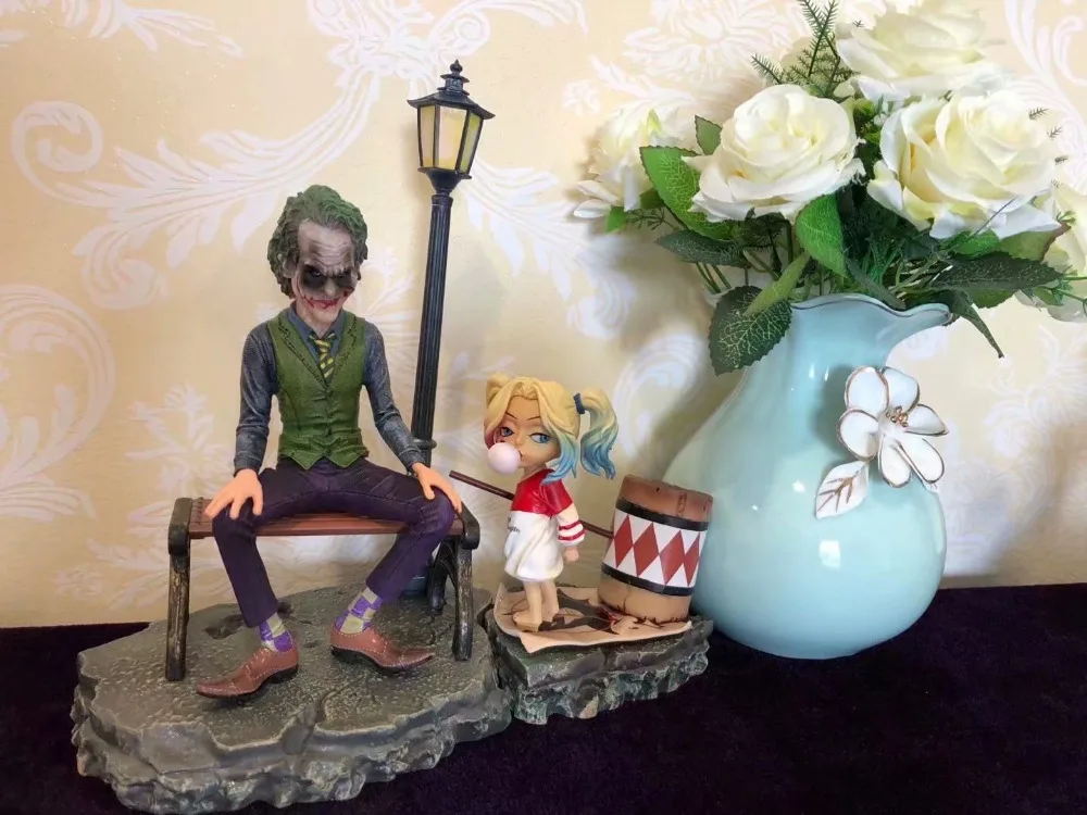 Suicide Squad Joker & Harley Quinn Action Figure 1/8 scale painted figure Scene Ver. Harley Quinn Joker Statue PVC figure Toys Suicide Squad Joker & Harley Quinn Action Figure 1/8 scale painted figure Scene Ver. Harley Quinn Joker Statue PVC figure Toys