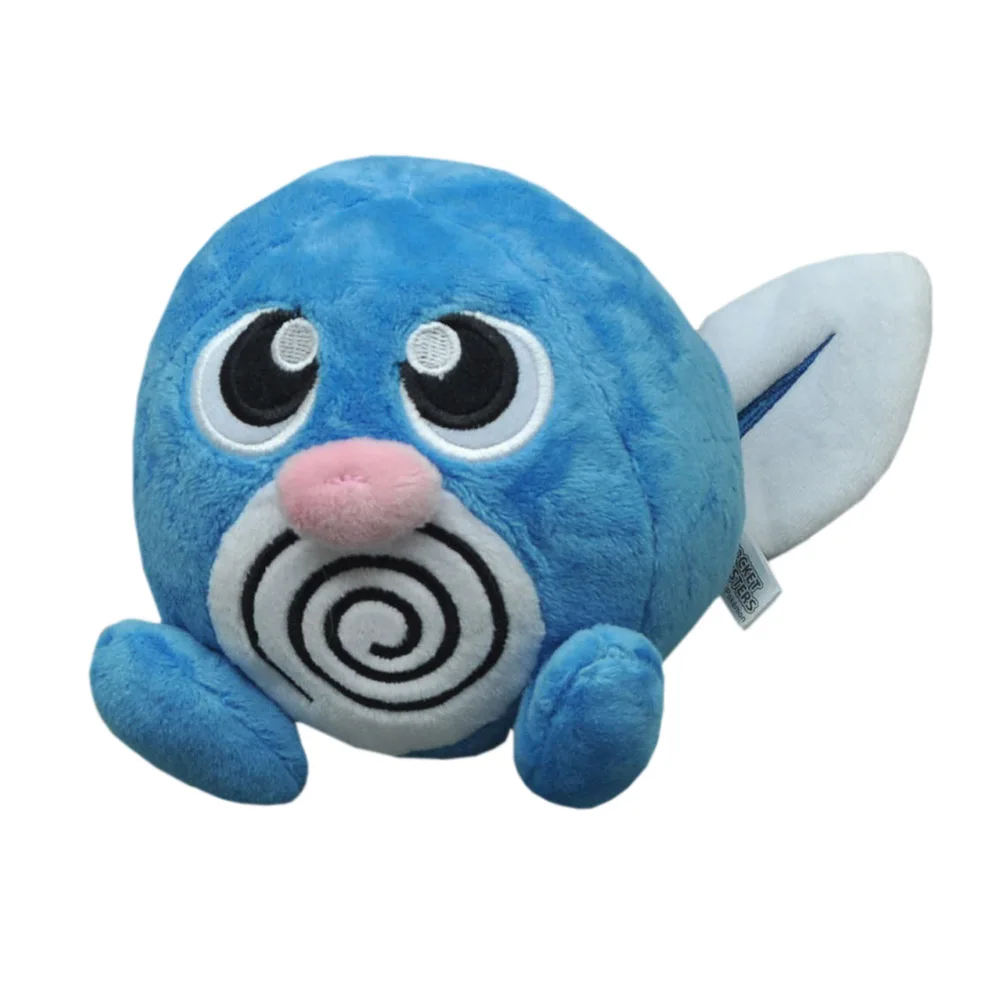 Mimikyu Mudkip Mew Meowth Psyduck Poliwag Raichu Rotom Snorlax Totodile Treecko Vlupix Wobbuffet Zygarde Voltorb плюшевые игрушки SYQQ - Цвет: Poliwag 11cm