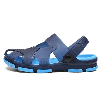 

Men Sandals 2019 Crok Adulto Clogs Crocse Crocks shoes EVA Sandalias Summer Beach Shoes Slippers Cholas hombre Bayaband Croc