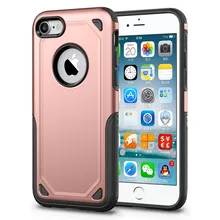 

Armor Case for iPhone 7 8 6 6S Plus X Hybrid TPU+PC Shockproof Heavy Protection Hard Back Duty Case Cover Funda