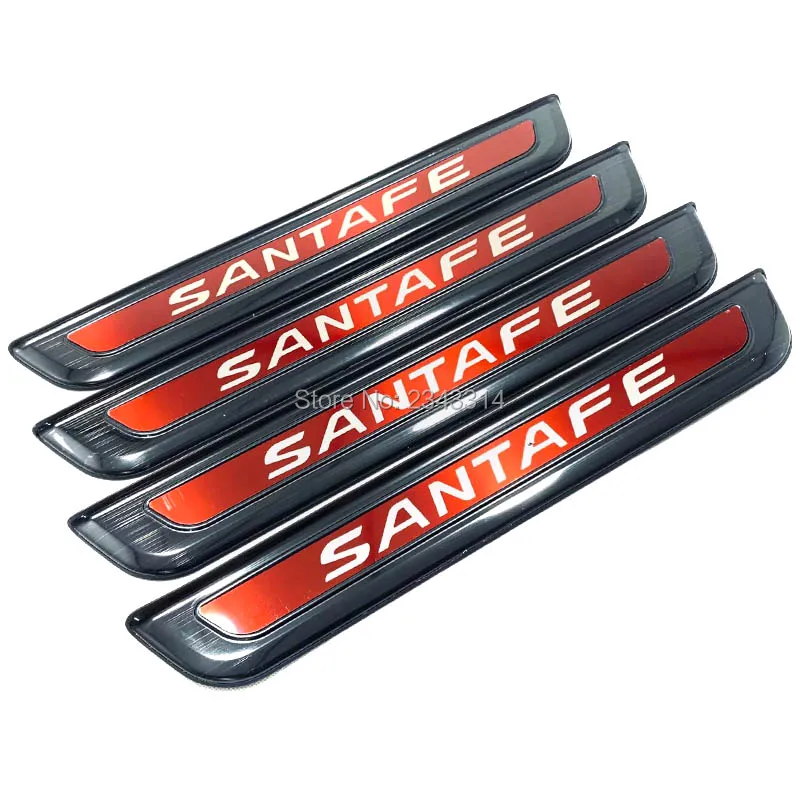 Для Hyundai Santa Fe 2019 Накладка на порог из нержавеющей стали для автомобильной двери