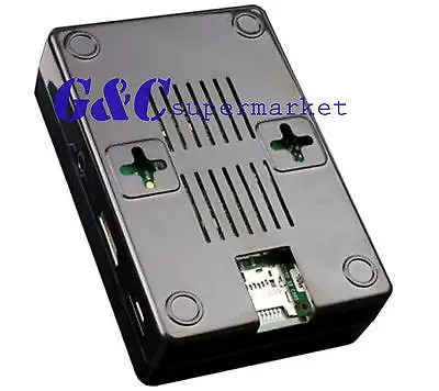 Premium Black Case Boxes Raspberry Pi 2 B Case Cover Enclosure Box ABS V2