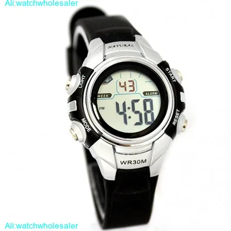 DW121M PNP Matt Silver Watchcase Date Alarm BackLight Water Resist Digital Watch