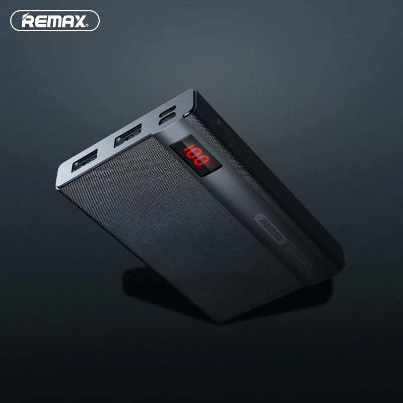 Remax LINON Pro power bank, 10000 мА/ч, двойной USB, портативный мобильный внешний аккумулятор, внешняя батарея, зарядка для Iphone 6 plus, для XiaoMi