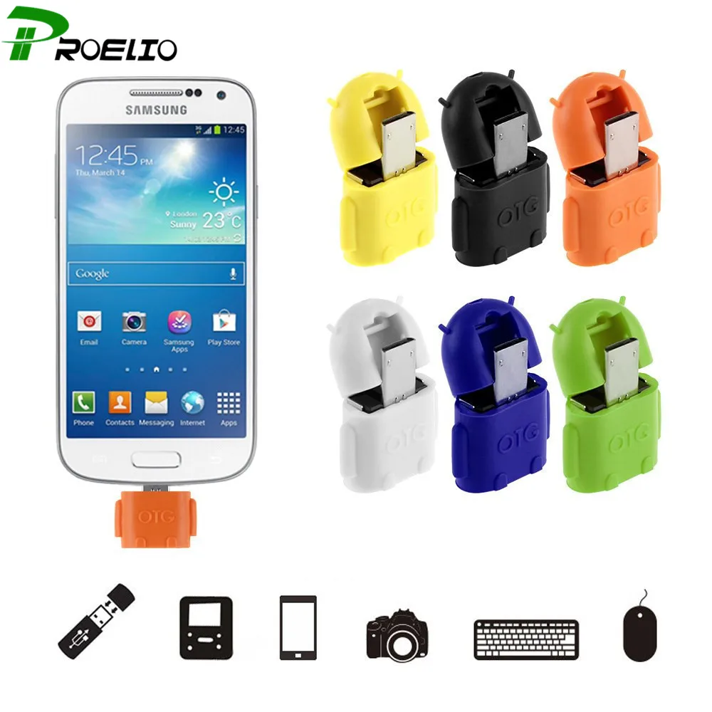 Mini Micro Usb OTG To USB OTG Adapter For Samsung HTC