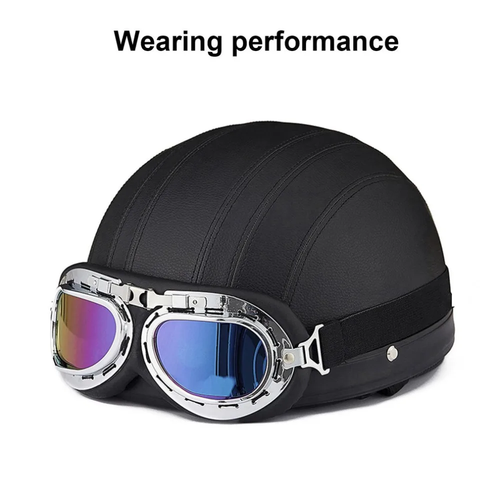 Новое поступление винтажные анти-УФ очки для мотоцикла, велосипеда, скутера, пилота, шлем, очки для мотокросса, стимпанк, Круизер, шлем, очки