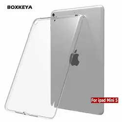 Для iPad Mini 5 Case 2019 Ясно Мягкий гель ТПУ силиконовый бампер чехол защитный прозрачный Tablet Обложка для Apple iPad Mini 5 9,7"