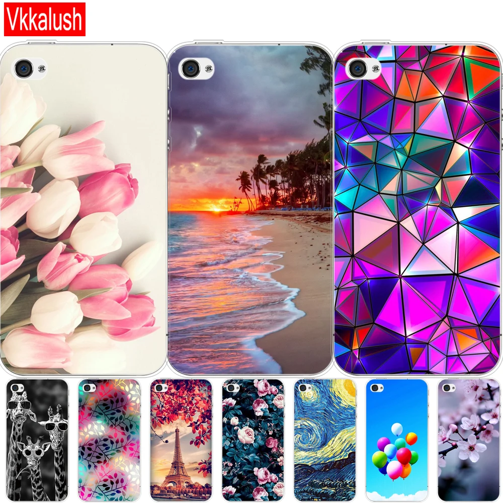 Per Iphone 5S 5S Se Se 2020 4 4S Custodia Morbida Tpu Cover Per Telefono Per Apple Iphone 6 S 6 S Plus Fundas Coque Paraurti Carino